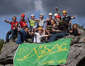 Introductiefoto met NijSAC vlag
